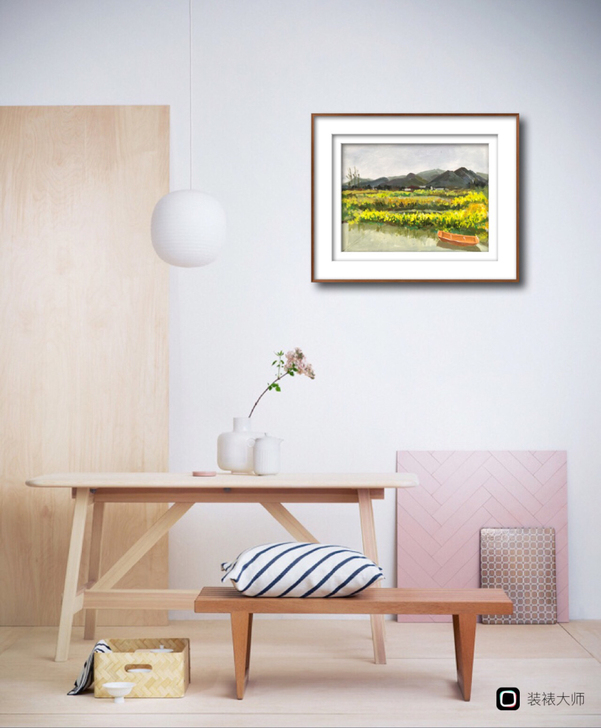 3040cm（油画布不带外框），纯手绘，可来图定制。美术