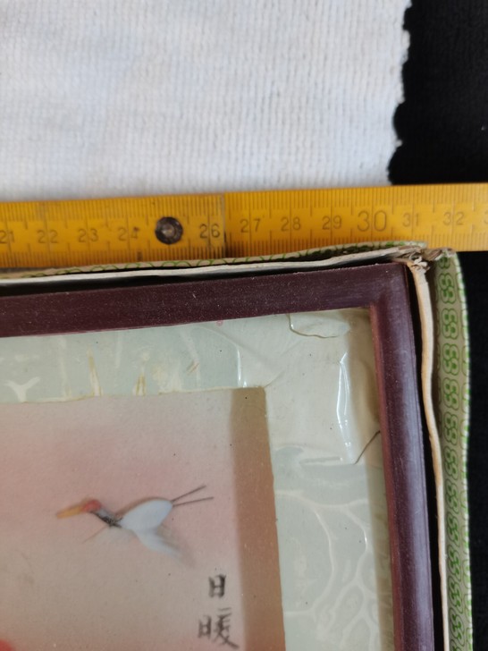 老贝壳工艺画摆件