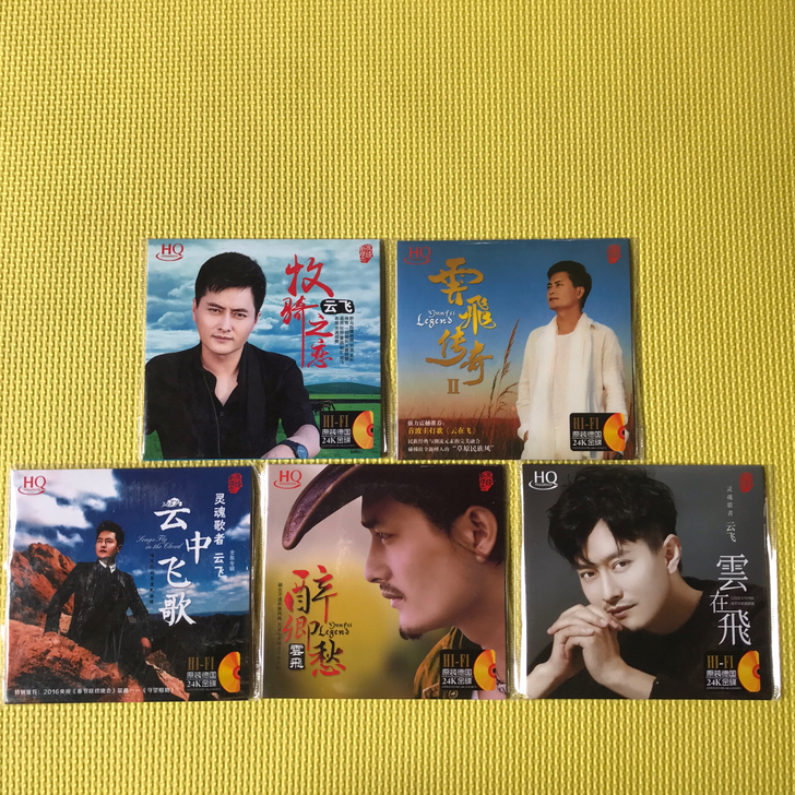 云飞 发烧简装试音cd  24k金碟