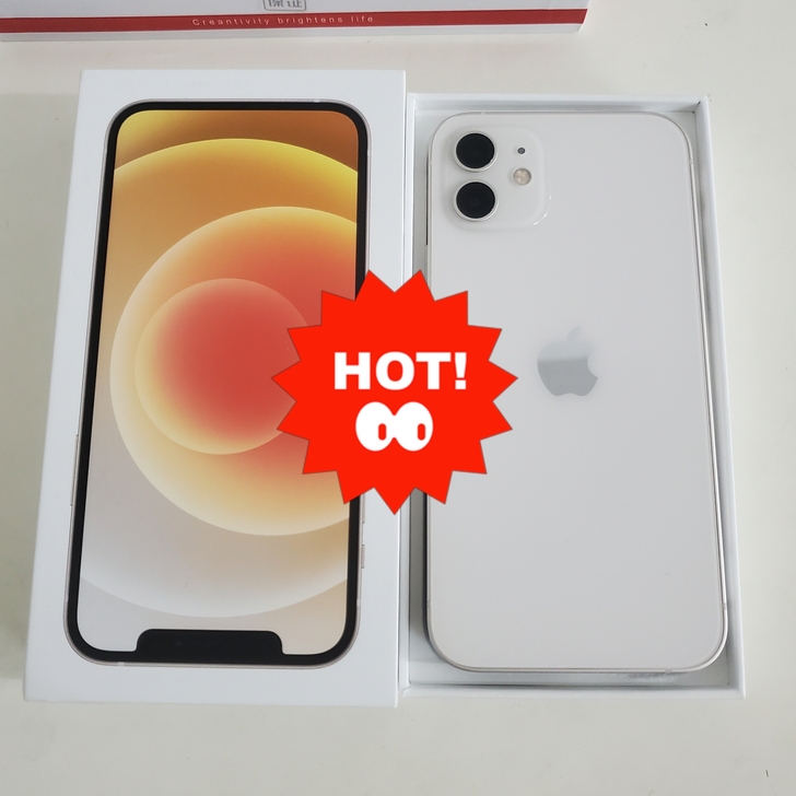 苹果12 白色 大容量256G 激活2个...