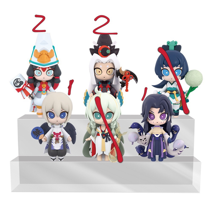 奥迪双钻第三弹阴阳师周边手办盲盒礼盒公仔人...