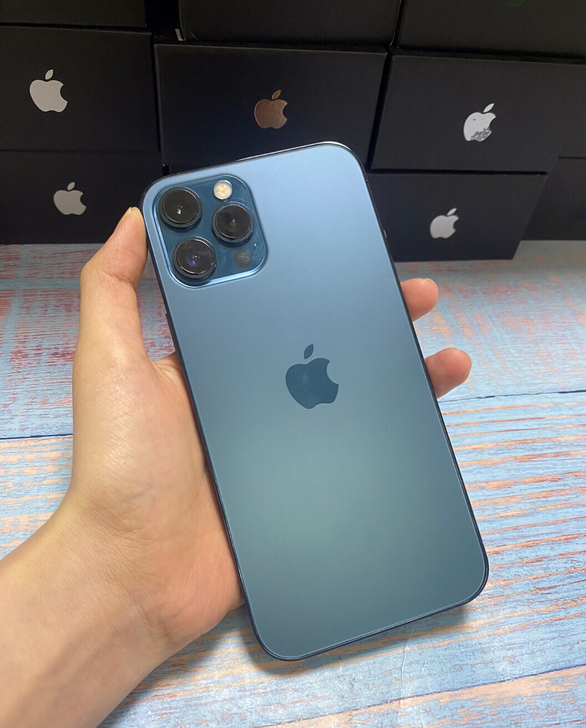 苹果12Promax海蓝色256G 国行原...