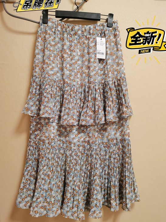 熙道家全新蛋糕裙长款半身裙,穿上很仙女哦M...