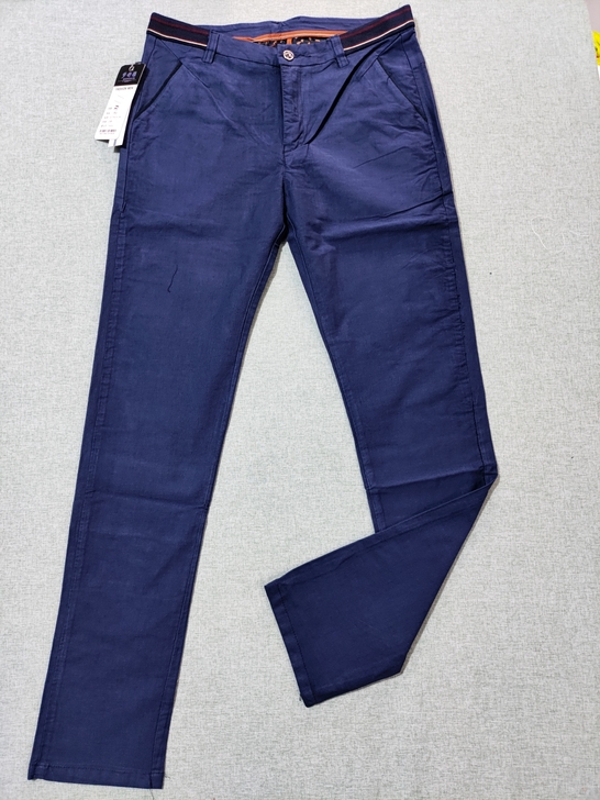 男休闲长裤秋季新款直筒小脚修身商务正装西裤...