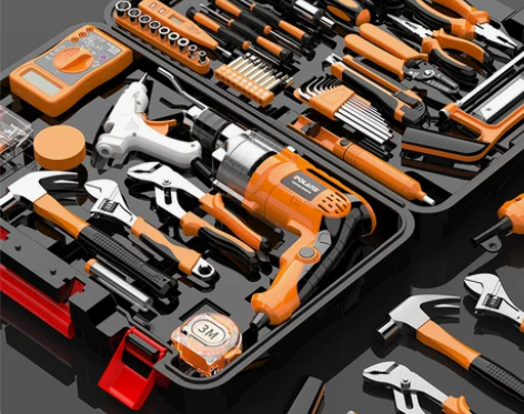 工具箱 工具箱电工佛兰仕家用工具套装五金电...