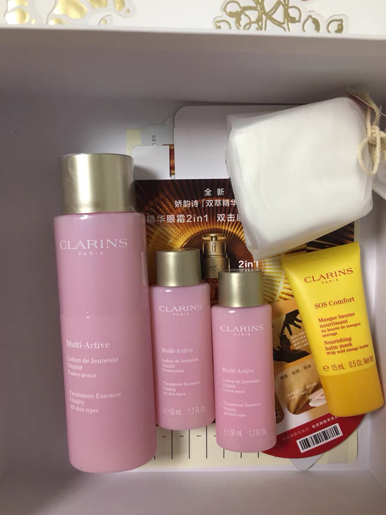 Clarins/娇韵诗化妆水 少女粉水正装...