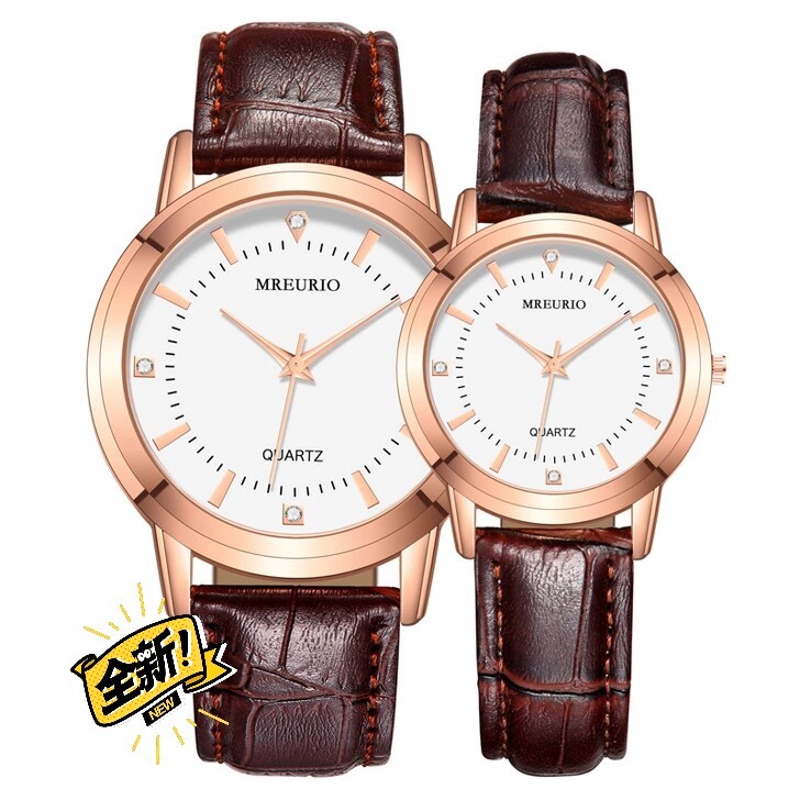 全新 抖音直播爆款情侣手表一对皮带女士男士...