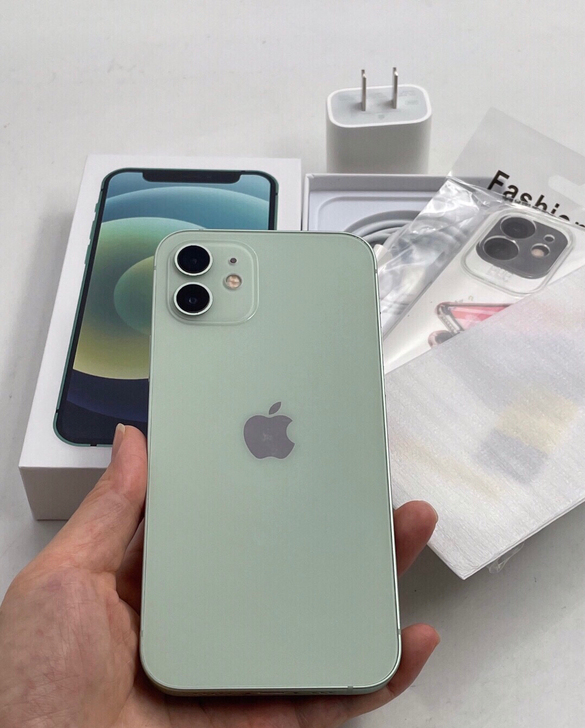 个人自用一手苹果12  绿色 。99新，内存128g，全网通