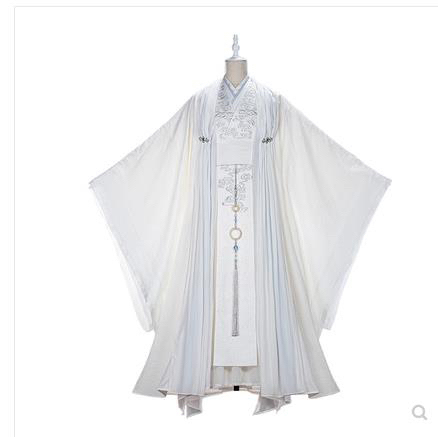 现货悠窝窝正版授权漫有 陈情令蓝忘机蓝湛cos服古风汉服魔道