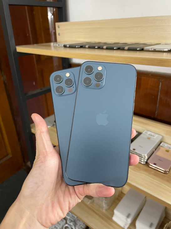 苹果12 Pro Max 256G 海蓝色...