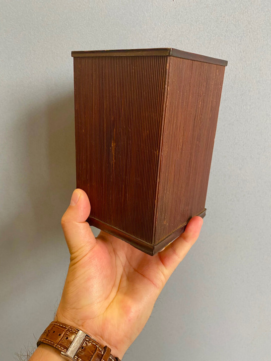 清代笔筒，完整包老，紫檀嵌边、美品！懂得来...