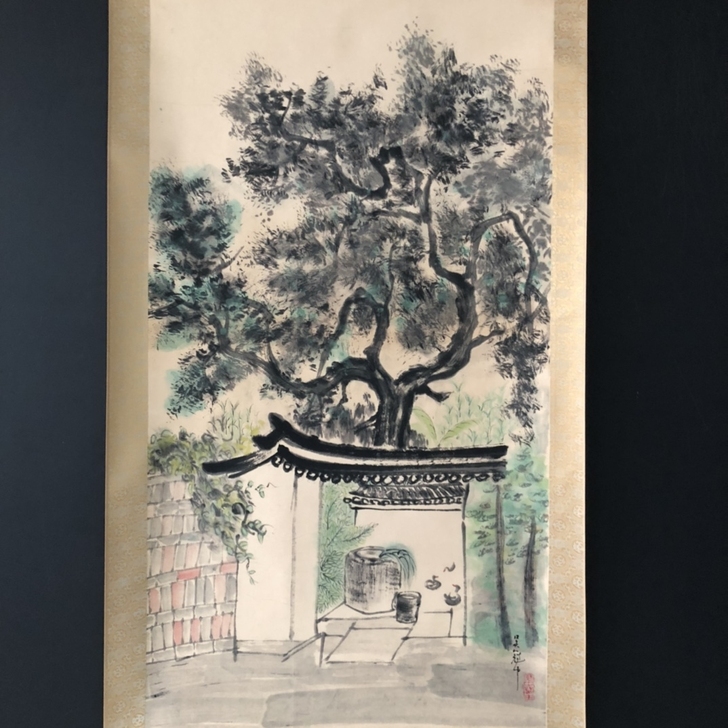 古玩收藏名人名家字画实物拍摄【吴冠中】鼎势...