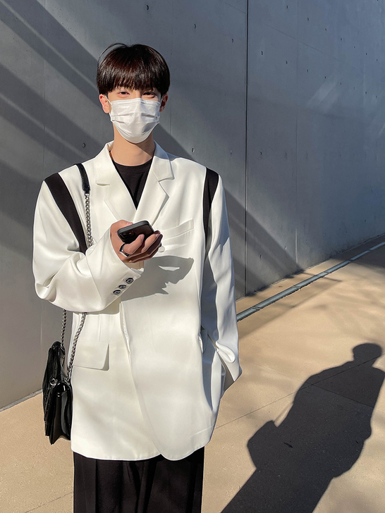 白口阳 西服 L码 全新 包装吊牌在 暂挂...