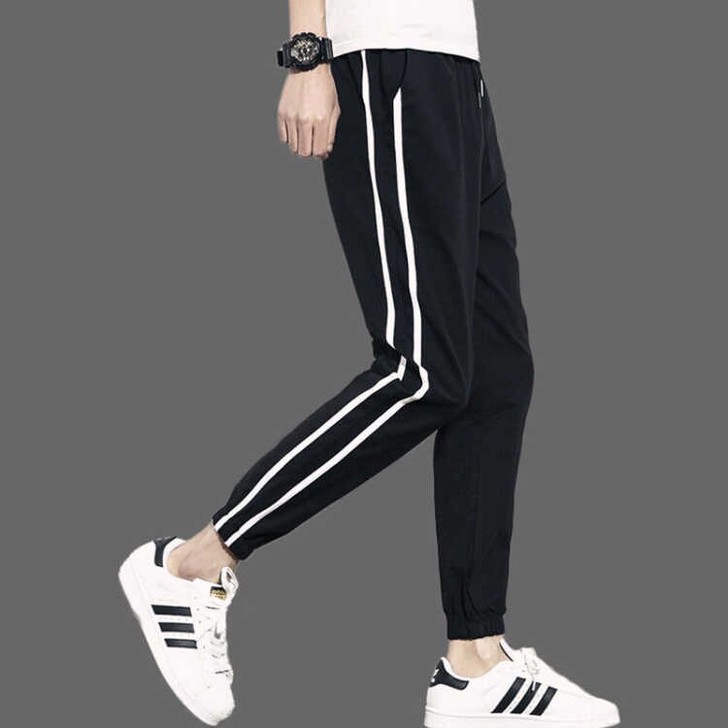 80-200斤初秋男装学生休闲裤修身运动裤...