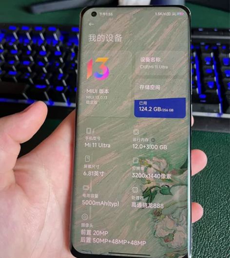 小米11u12+256 自用机，还是换了苹...