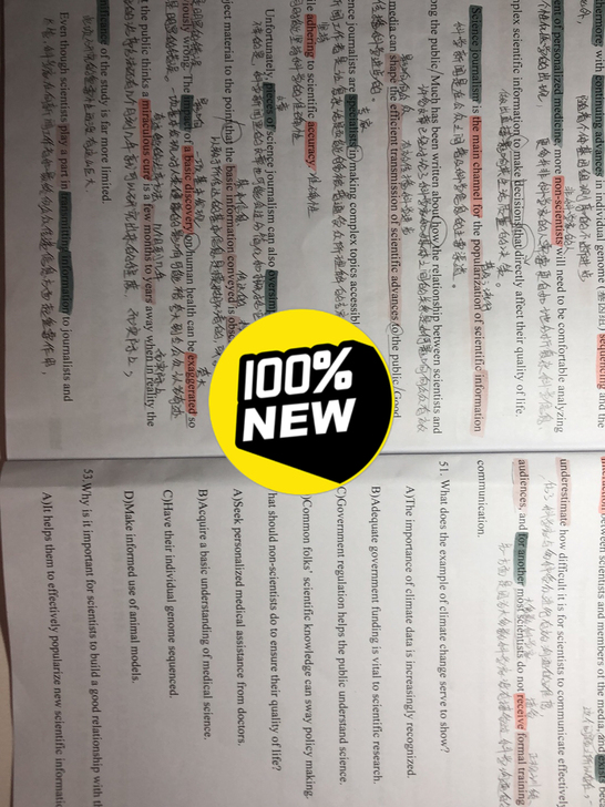 英语六级真题手译本，可定制年份(2010#...