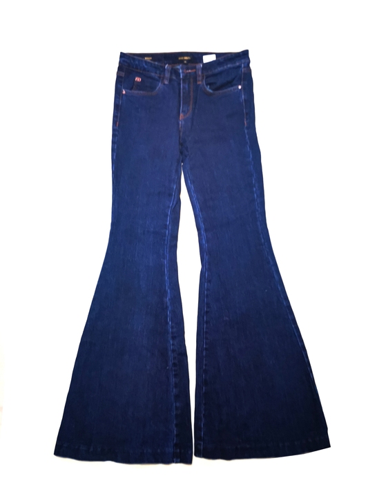 misssixty大喇叭复古牛仔裤，无弹性...