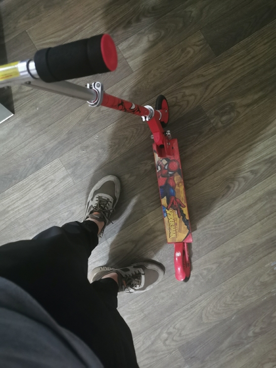 折叠滑板车，三档调高，supermam，正...