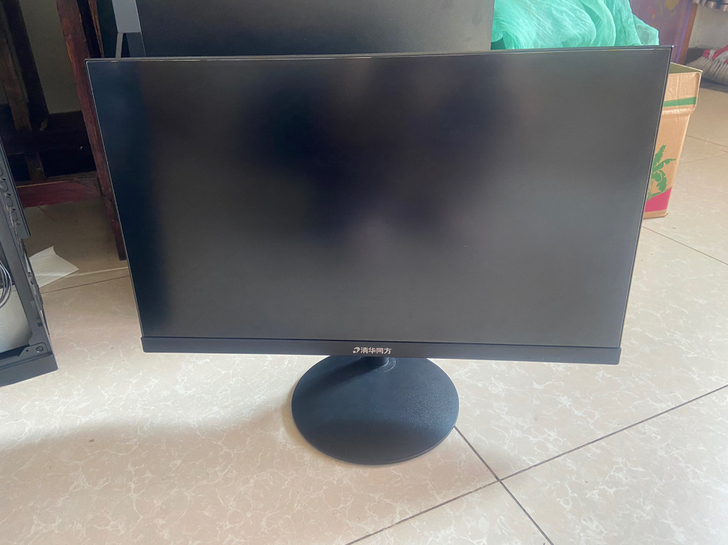 清华同方TF2167显示器，22寸无边框电...