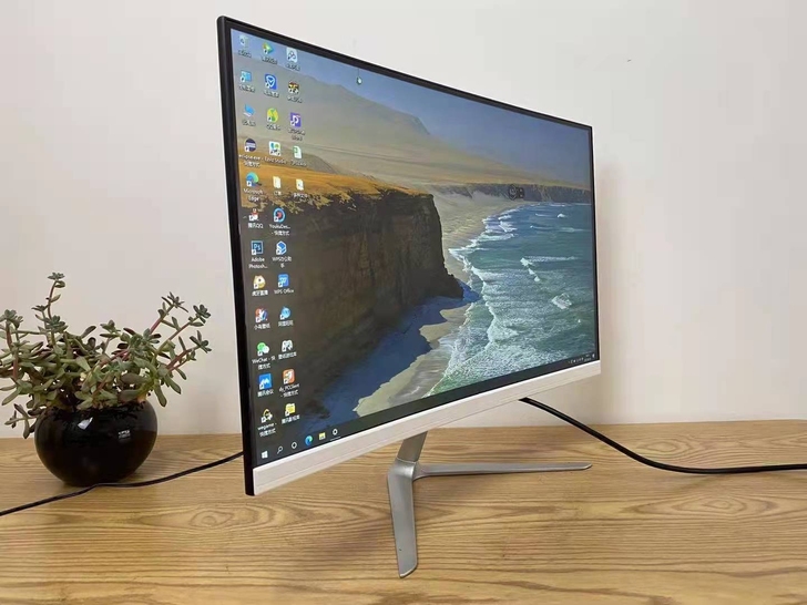 ↘24寸27寸电脑显示器曲面无边框19寸22寸75hz液晶曲