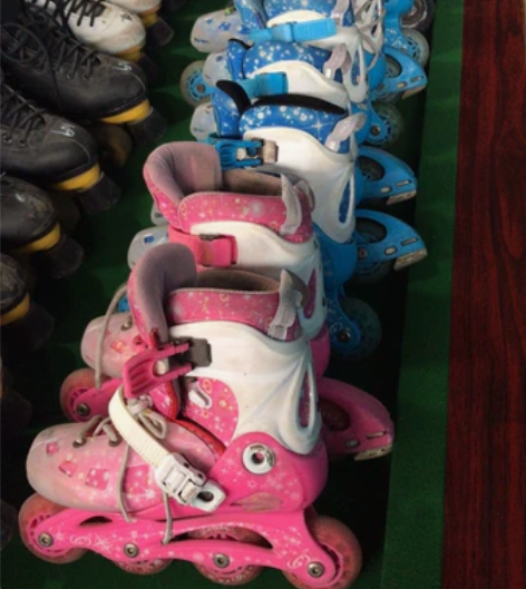 旱冰场溜冰鞋处理，单排，全部有三四十双，图...