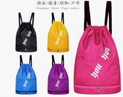 背包佑游泳防水包干湿分离女泳衣收纳袋男游泳...