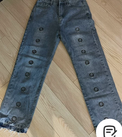 休闲个性牛仔裤 牛仔裤闲置 尺码 m 3...