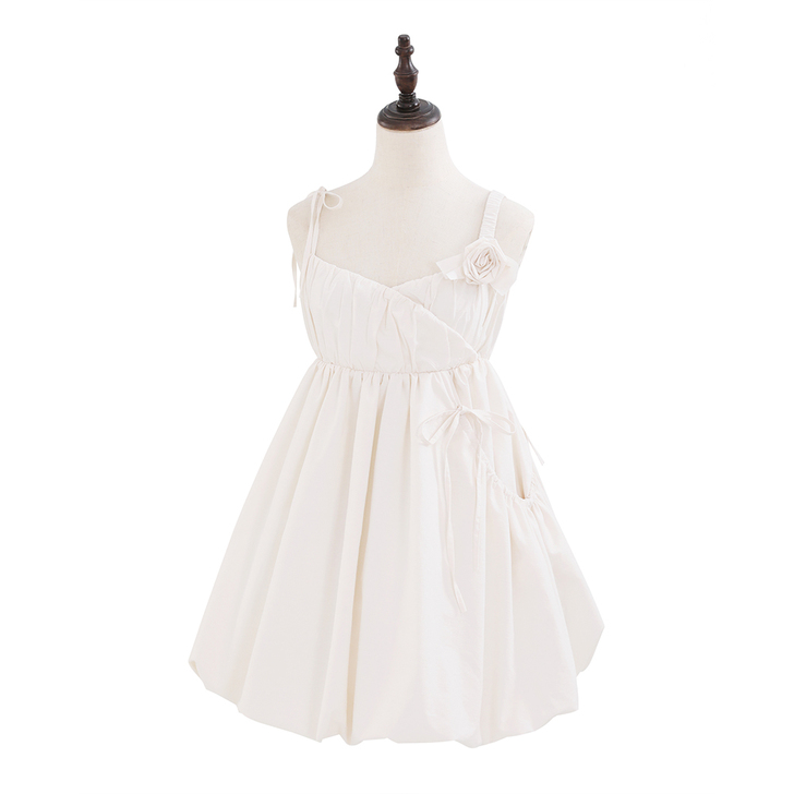 炭团洋服社  纸玫瑰 玫瑰花苞裙