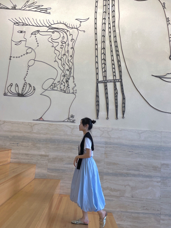 纯棉baby蓝 公主花苞裙