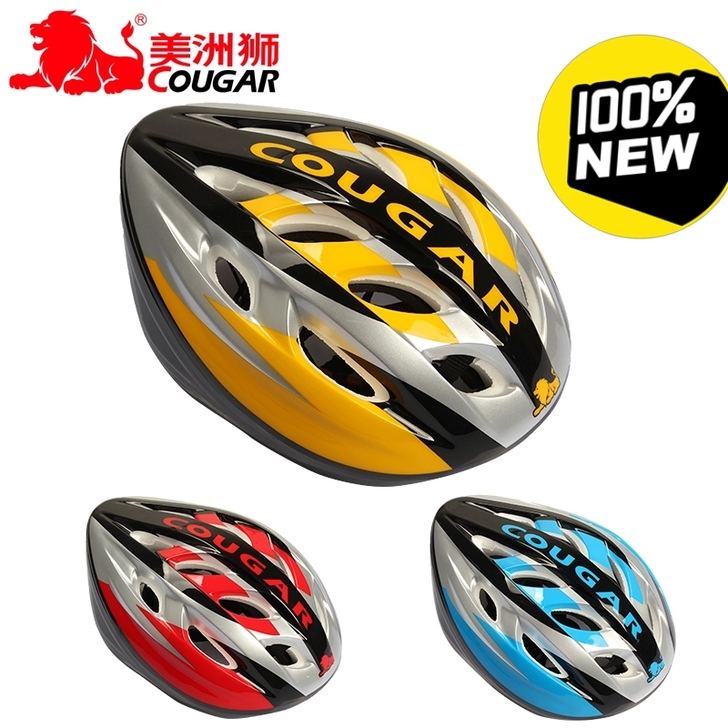 美洲狮十二孔头盔  蓝色S