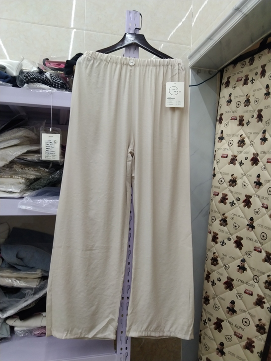 大厦下架的棉麻休闲裤，一桶裤