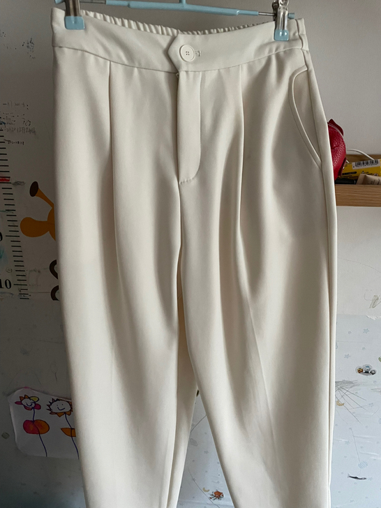 乳白色 休闲裤 春秋 全新