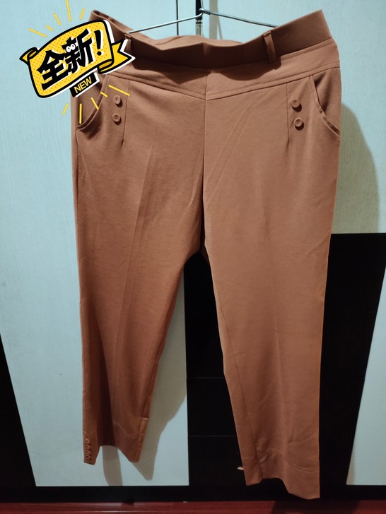 全新品牌女士莱卡弹力休闲裤 裤子 长裤