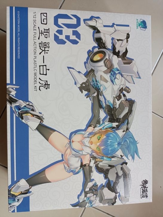 御模道 白虎机娘  1/12 四圣兽，全新未拆封