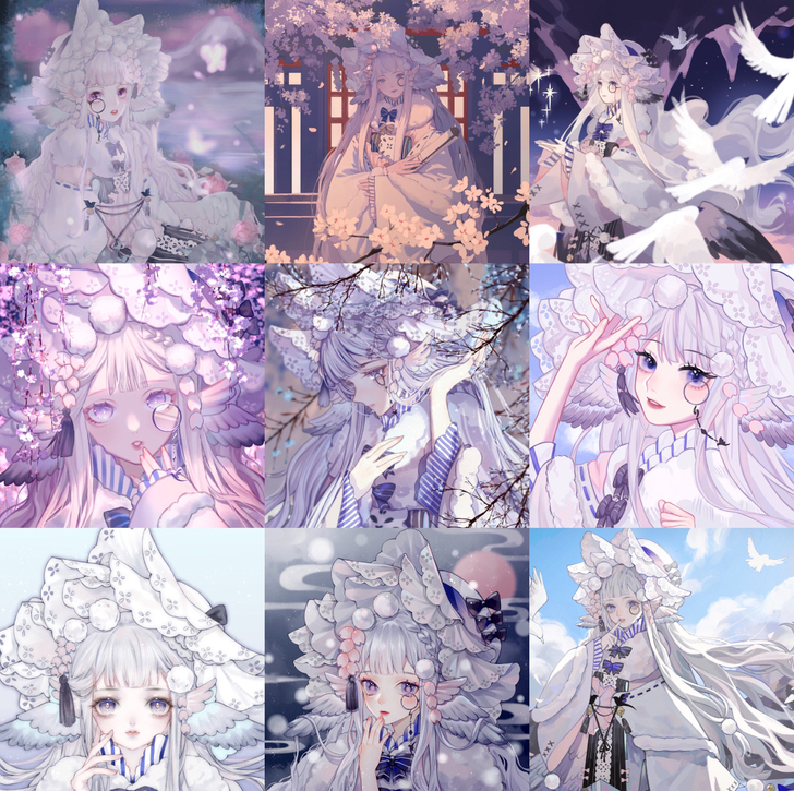 冬山车稿 原创头像会员图 插画壁纸 设子成...