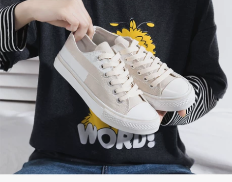 女鞋高帮帆布鞋女2022年新款春季百搭20...