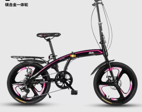 凤凰折叠自行车成人小型超轻便携变速学生单车...