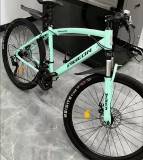 飞鸽旗舰店山地自行车成人男女越野变速代步单...