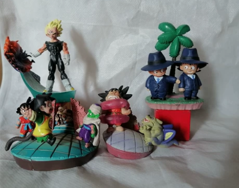 4个一起19.5元 全新 七龙珠 场景手办...