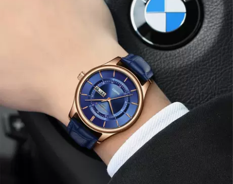 考试专用石英男士手表男学生潮流全自动机械表黑科技电子星空男表...