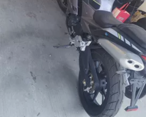 鹏程宗申摩托车闲置，买来去外地了，没有使用...