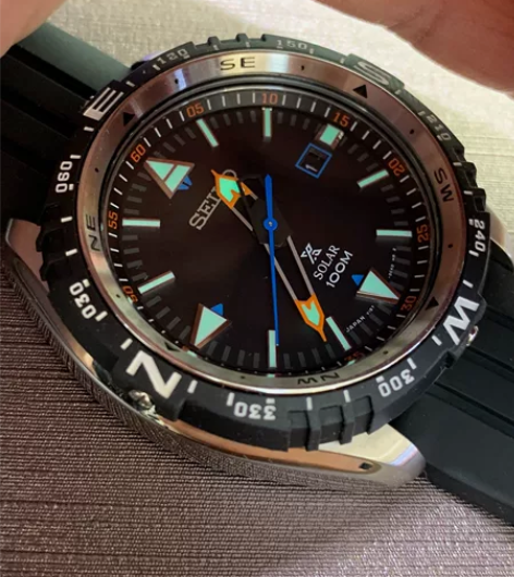 日本精工光能手表SME423 99新，整表...