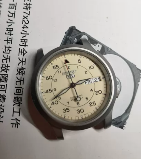 精工5号 经典款 奶白色表盘 没有表带 这...