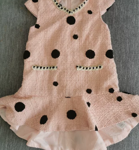 粉色小香鱼尾裙110码 无瑕疵 无起球 穿...