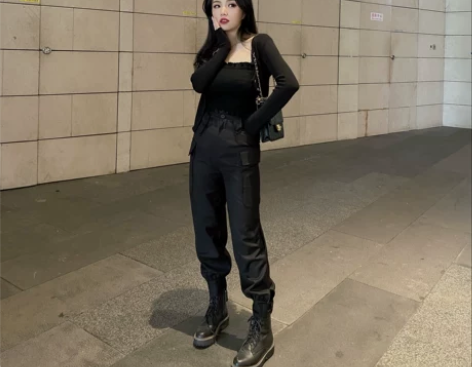 ?小个子工装裤春秋休闲裤 感兴趣的话点“我...