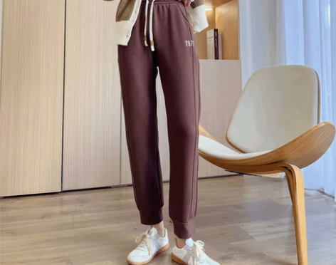 女士加绒裤 秋冬 束口小脚哈伦裤 加厚加绒