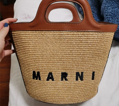 藤编手提袋 中号 使用次数不超过两次，99...