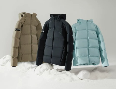 预售送定金张继科同款安踏热雪羽绒服丨防水外...