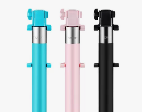 荣耀原装AF11L自拍杆直播拍照自拍神器线...