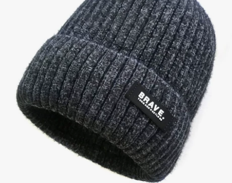 冬季男款帽子时尚雪尼尔男士加绒加厚针织帽休...